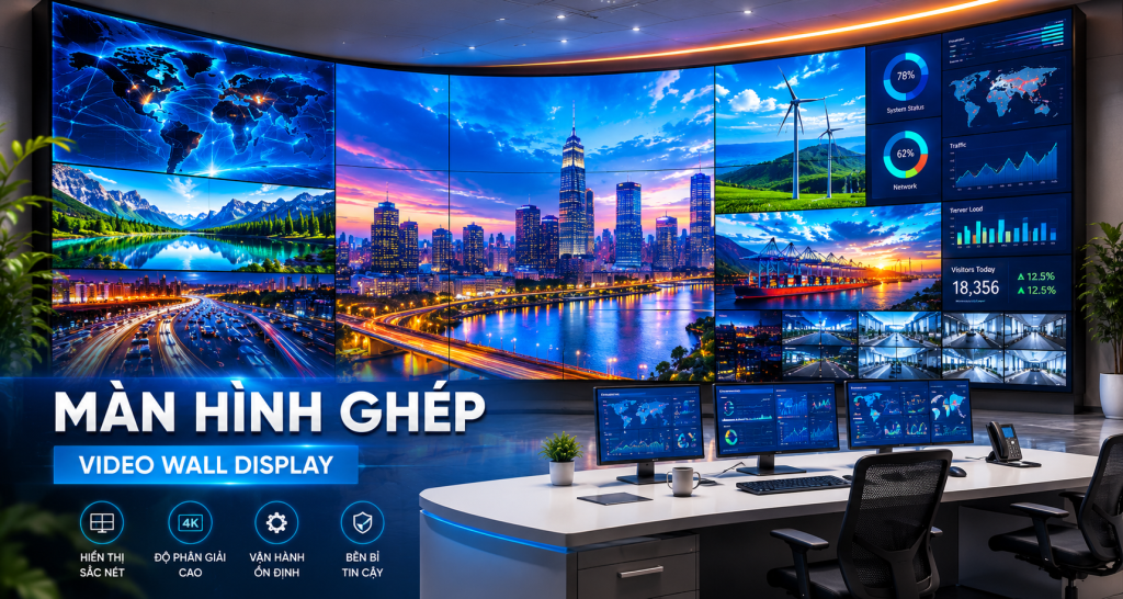 Màn hình ghép phòng họp: Tiêu chuẩn không dây lên ngôi 2026 1 9