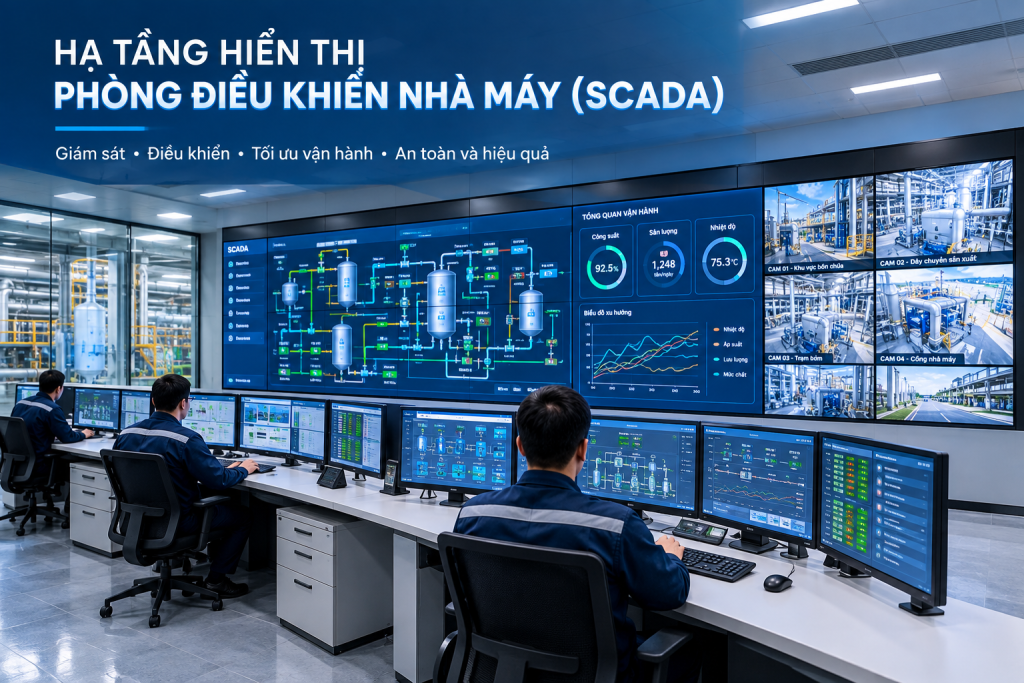 Màn hình ghép phòng điều khiển nhà máy: Nâng tầm an ninh và tự động hóa 1 ChatGPT Image Sep 14 2026 03 53 10 PM